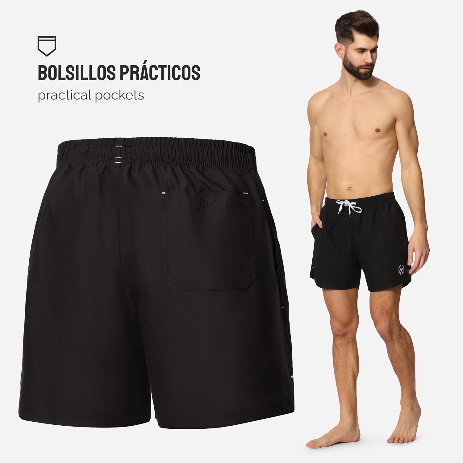 Detalle 2 de Ladeheid LA40-198 bañador short deportivo