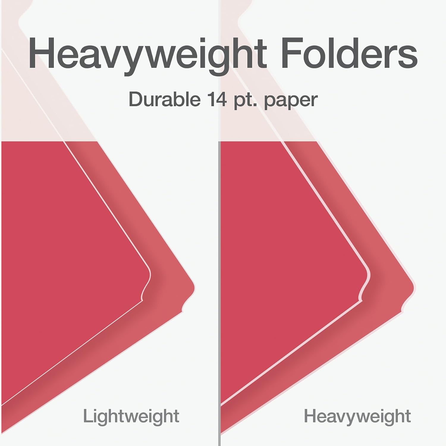 Detalle de Pendaflex 1006536 Heavy Duty File Folders, Letter Size, 50-Pack, 5 Colors