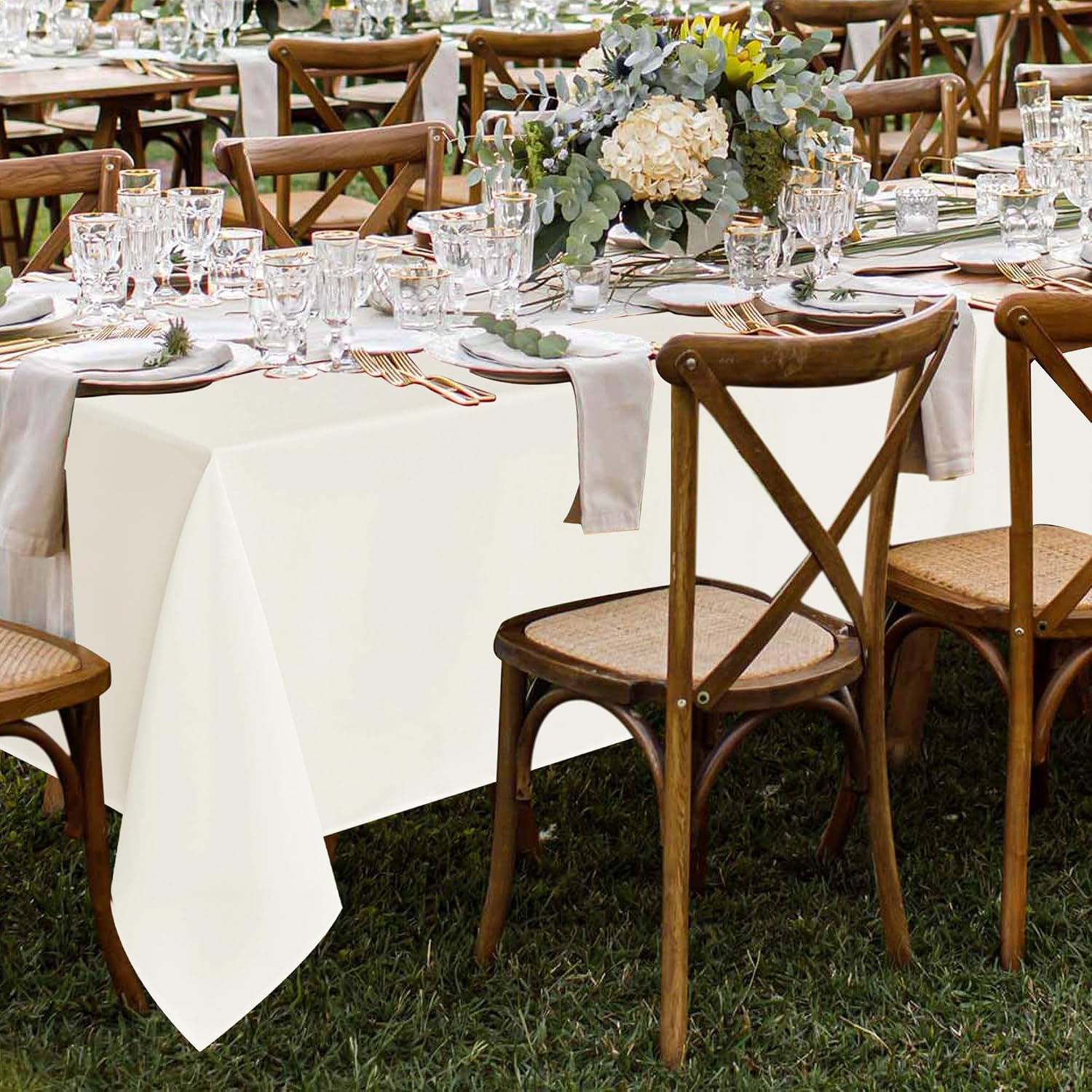 Detalle 2 de Fitable 70x120 Inch Rectangular Tablecloth Pack