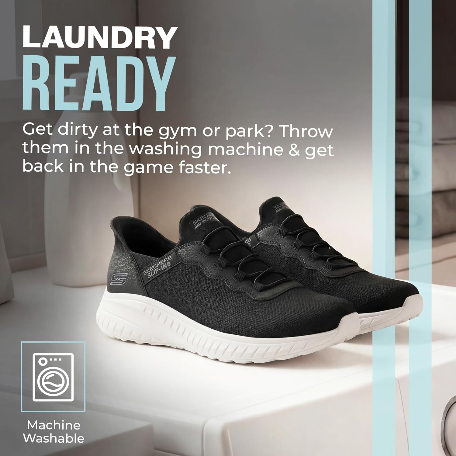 Thumbnail 5 de Skechers Men’s Hands Free Slip-ins Bobs Squad Chaos – Daily Hype
