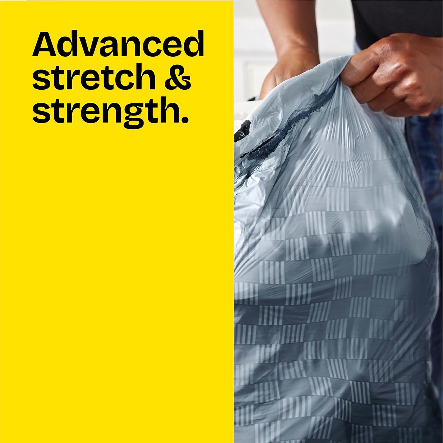 Detalle de Glad Tall Kitchen Drawstring Trash Bags - Odorshield 13 Gallon with Febreze Fresh Clean, 110 Count