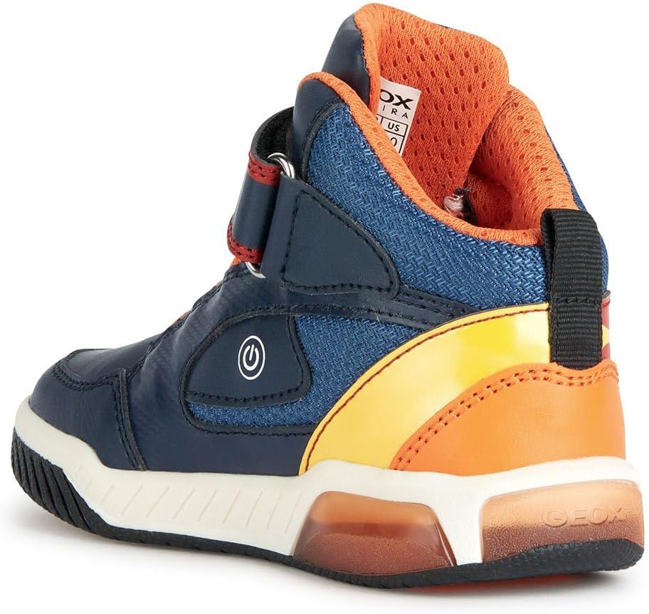Detalle de Geox J INEK BOY A – Scarpe da Ginnastica per Bambino, Blu, 28 EU