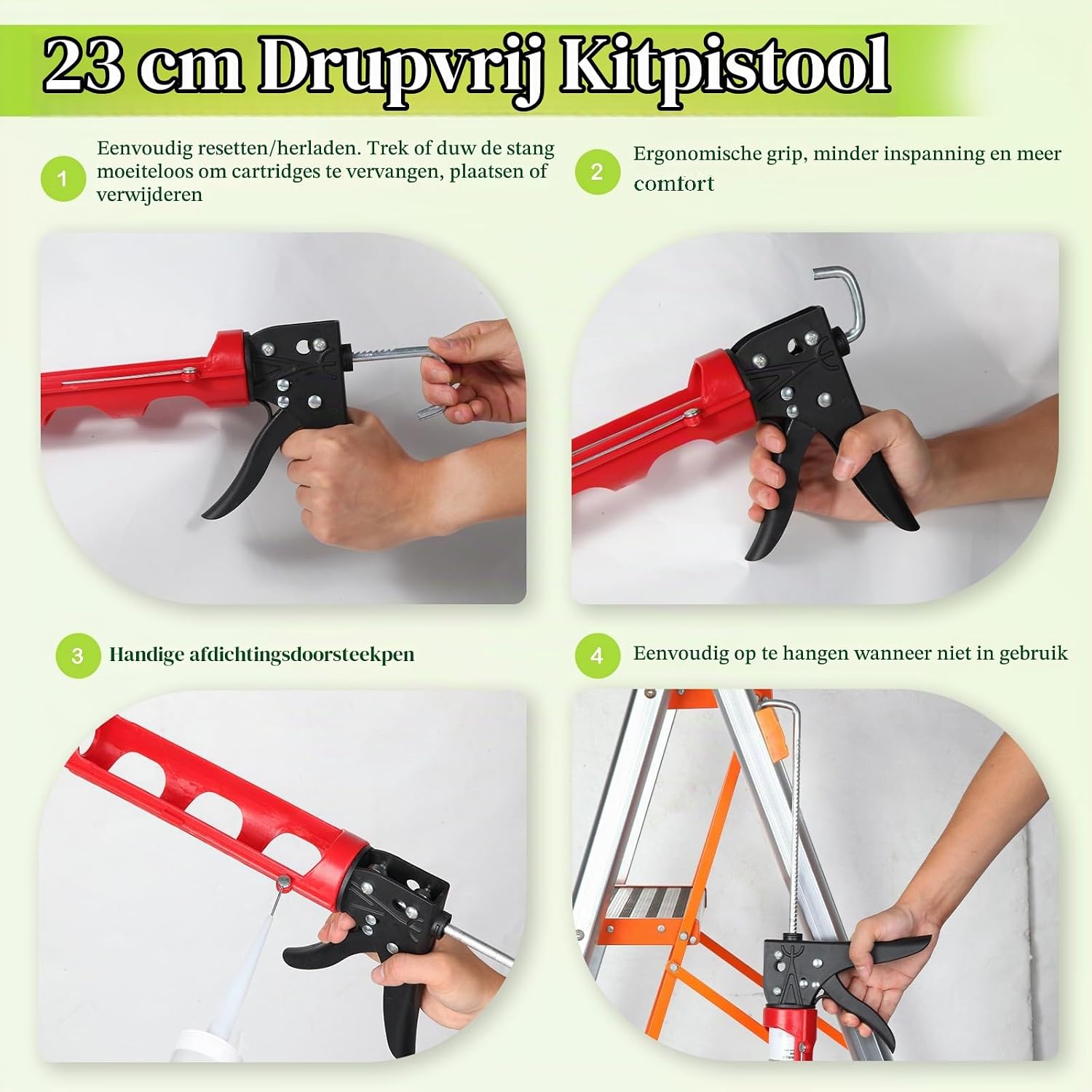 Thumbnail 6 de Ubrvhrt Y01 kitpistool, drupvrij, 15:1 duwverhouding, 310 ml