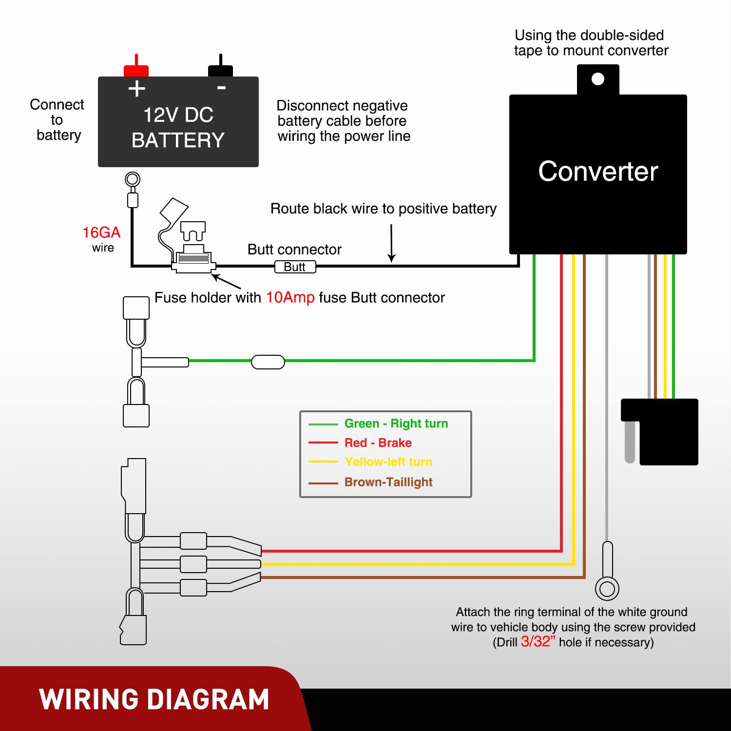 Thumbnail 4 de Nilight 4-Pin Trailer Wiring Harness