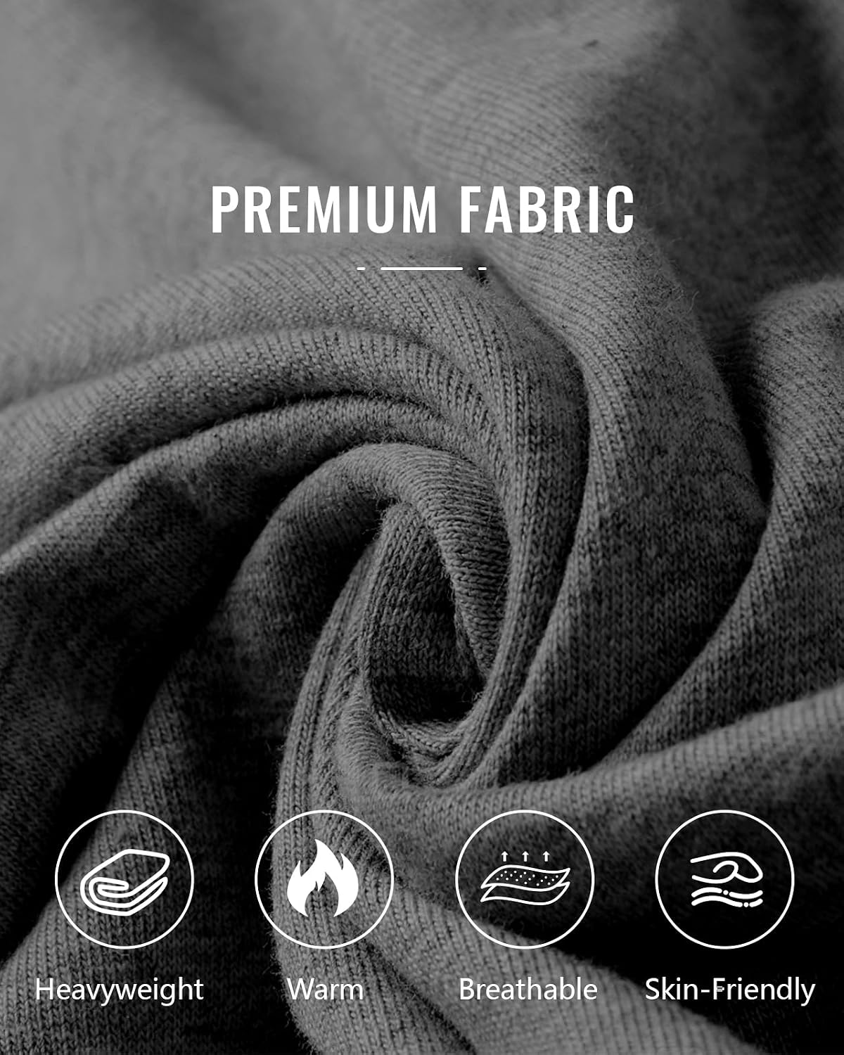 Detalle 2 de Lasjixion Men's Cargo Sweatpants, Fleece