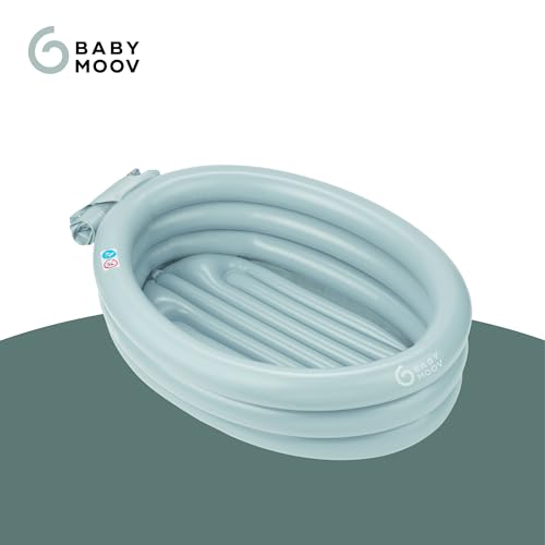 Detalle de Babymoov Bañera hinchable evolutiva AQUADOTS: 2 en 1 para el baño y el juego del bebé