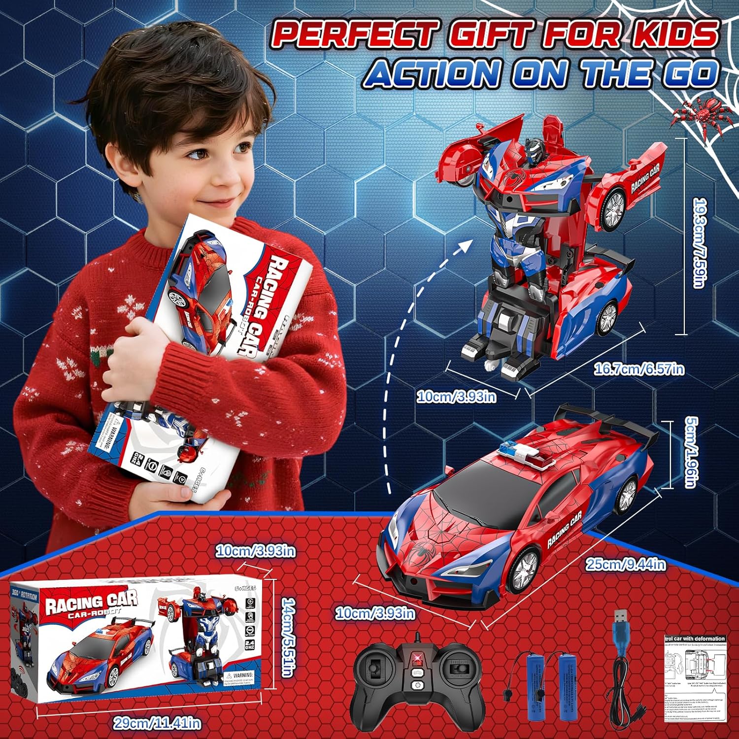 Thumbnail 6 de Spider Transform Ferngesteuertes Auto 2,4 GHz