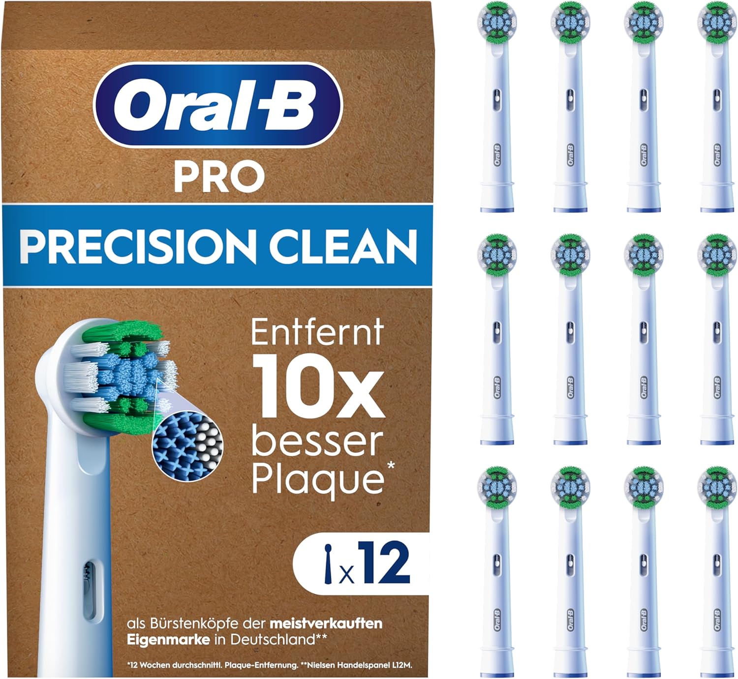 Oral-B Pro Precision Clean Aufsteckbürsten 12er Pack