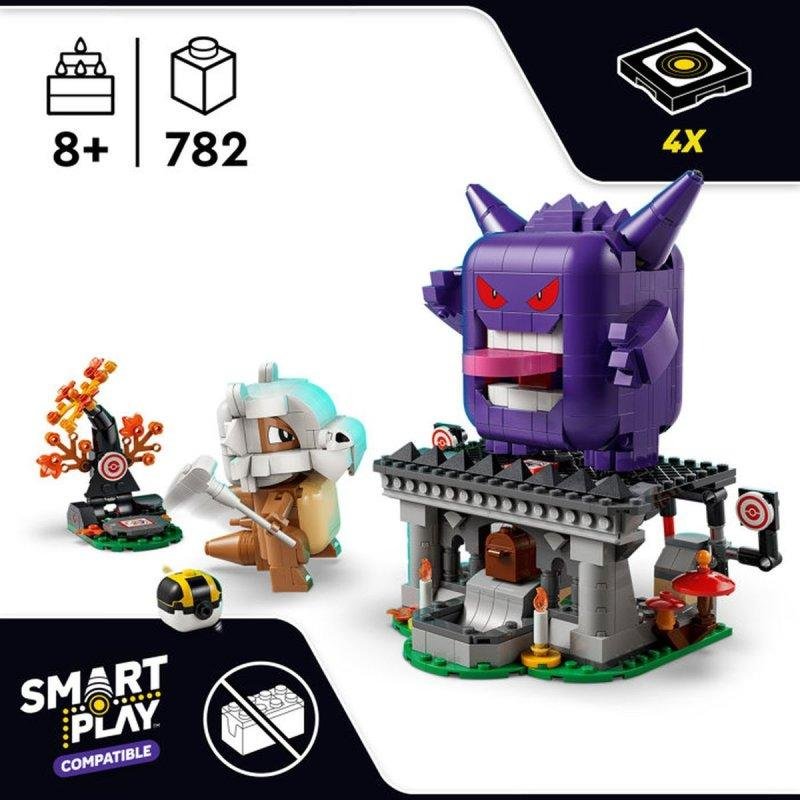 Detalle de LEGO Pokémon SMART Play Enfrentamiento Tenebroso 72166 – 782 piezas