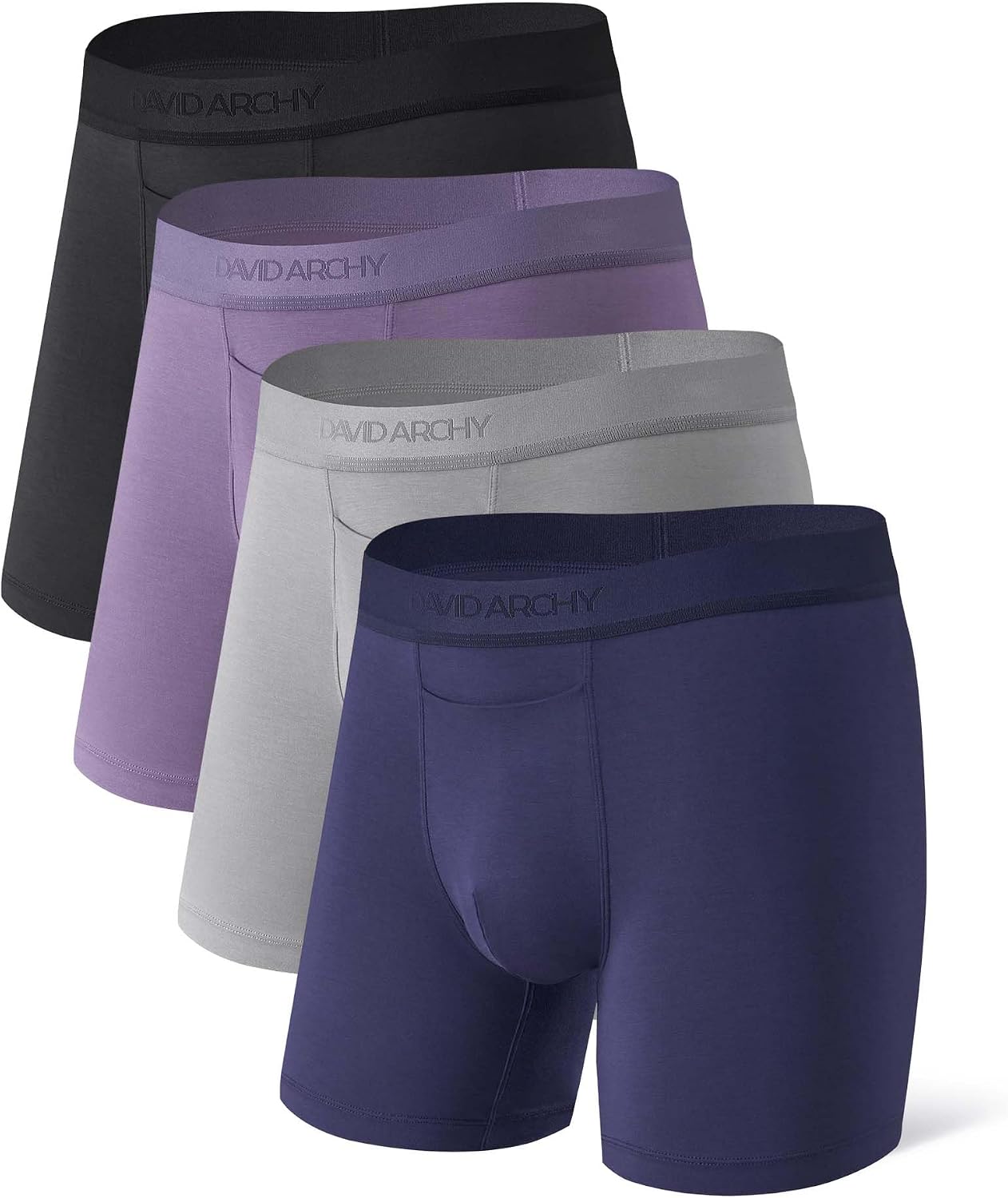 Thumbnail 6 de DAVID ARCHY Men's Modal Boxer Briefs