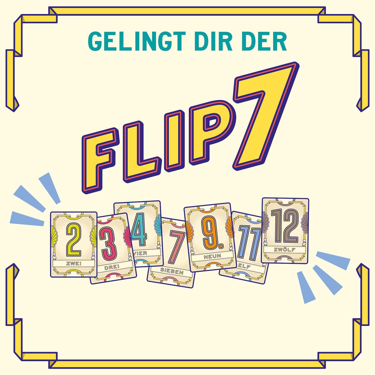 Detalle de Kosmos Flip 7 – Kartenspiel mit schnellem Black-Jack-Prinzip für großen Spielspaß