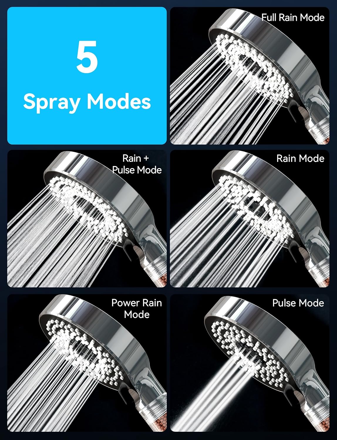 Thumbnail 4 de dothnix Filter Shower Head 5-mode