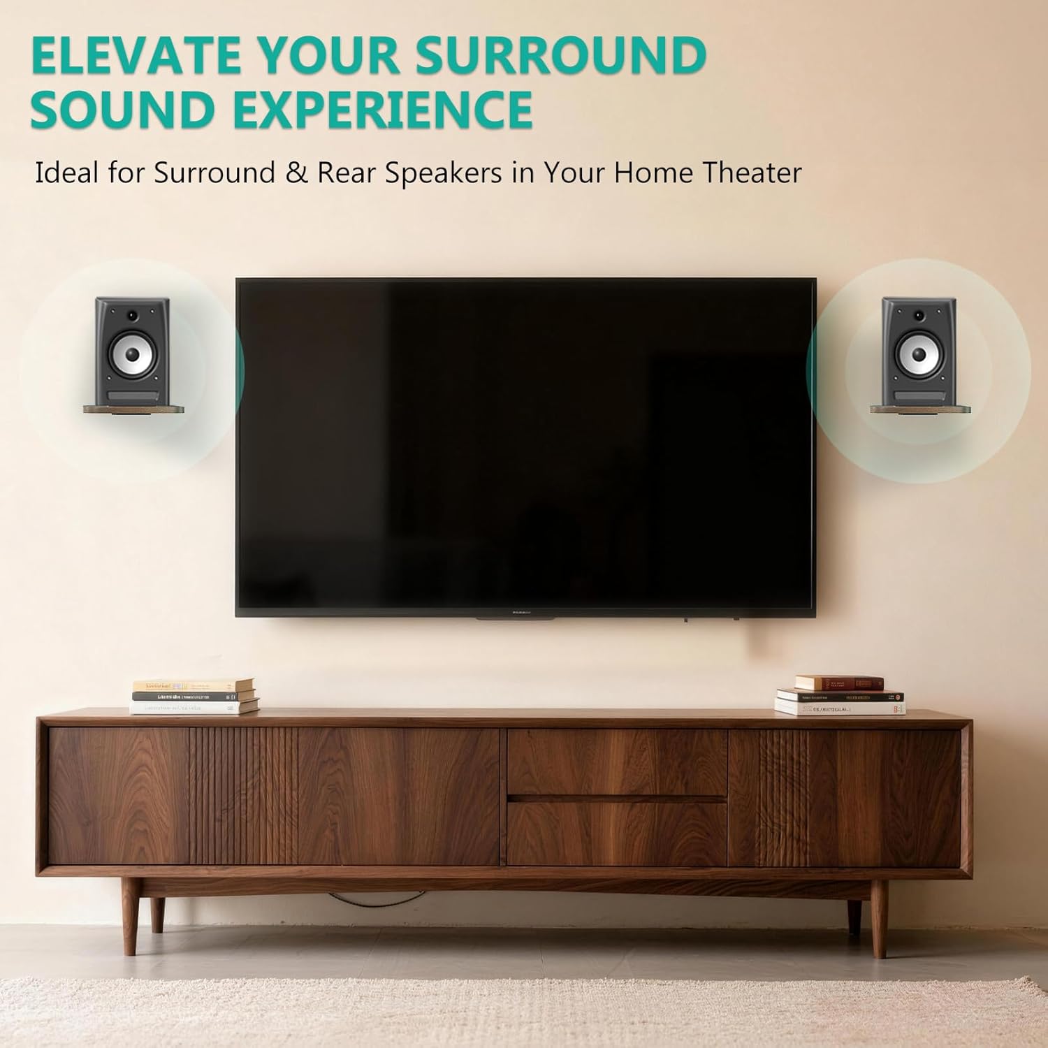 Detalle 2 de WALI SWM302 Speaker Wall Mount 55 Lbs