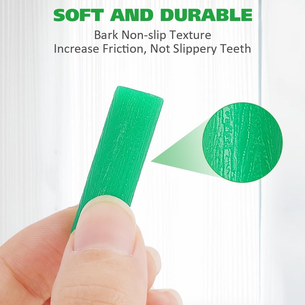 Detalle de OFFCUP Aligner Chewies, 10-pack i BPA-fri silikon med fem smaker