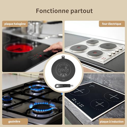 Thumbnail 6 de Plaque à induction Ø14 cm Moka avec poignée amovible - FLOVIA COOK BY NATURE