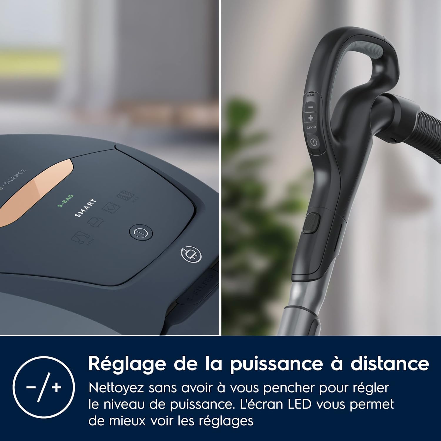Thumbnail 2 de Electrolux Pure D8 PD82-8DB : Aspirateur traîneau avec sac, ultra silencieux et commandes à distance