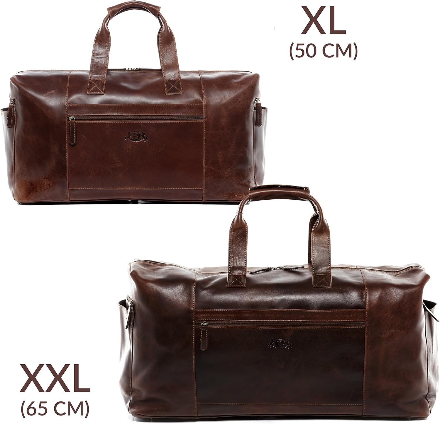 Thumbnail 6 de SID & VAIN Bristol XXL Real Leather Travel Bag Holdall