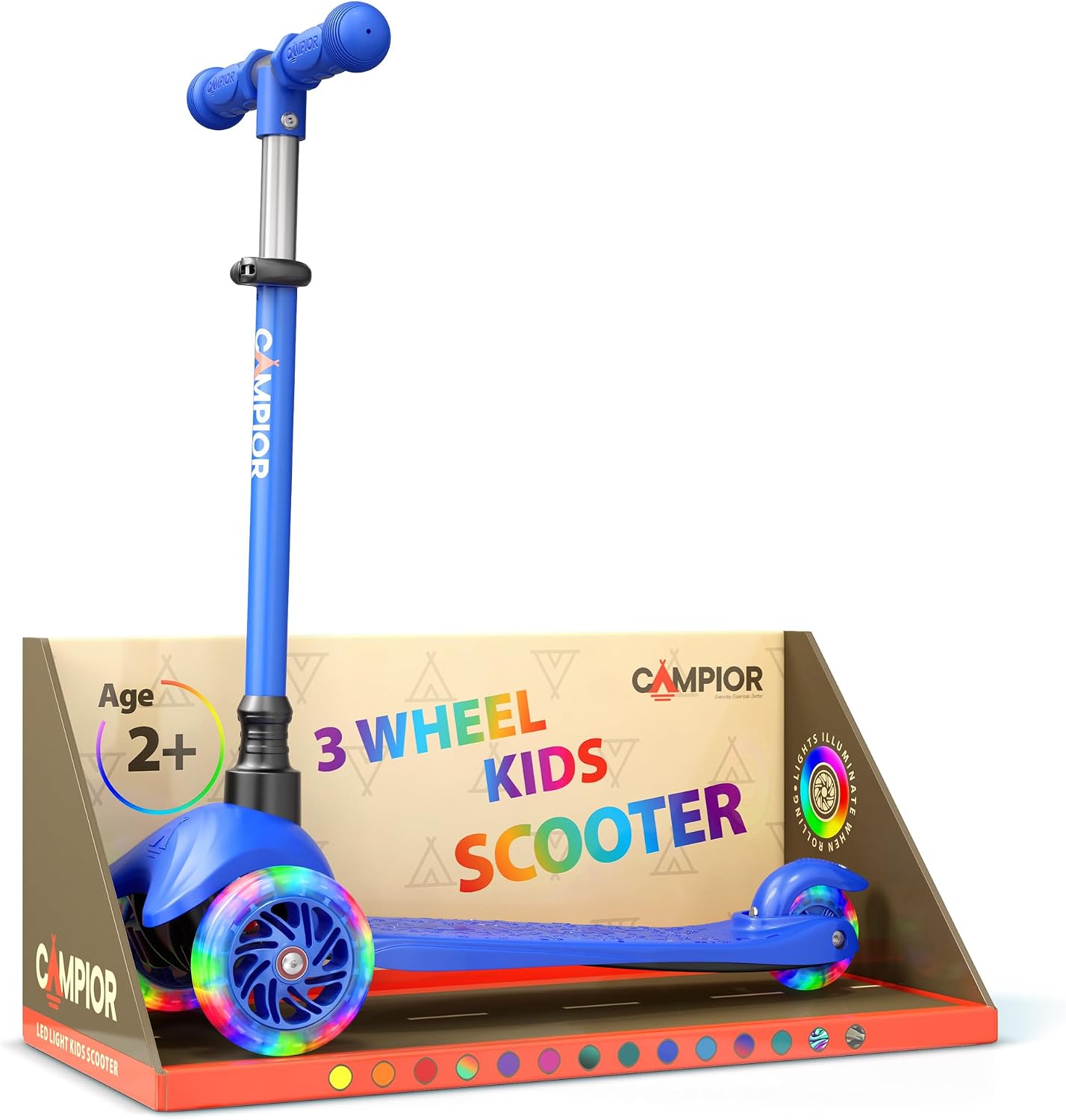 Blue Mini 3-Wheel Scooter 120mm 🛴