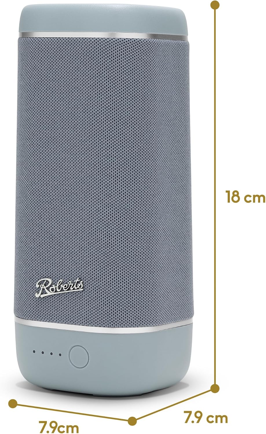 Detalle de Roberts REUNION Waterproof IPX7 Bluetooth Speaker (Duck Egg) – 50W, 18h Batt Life