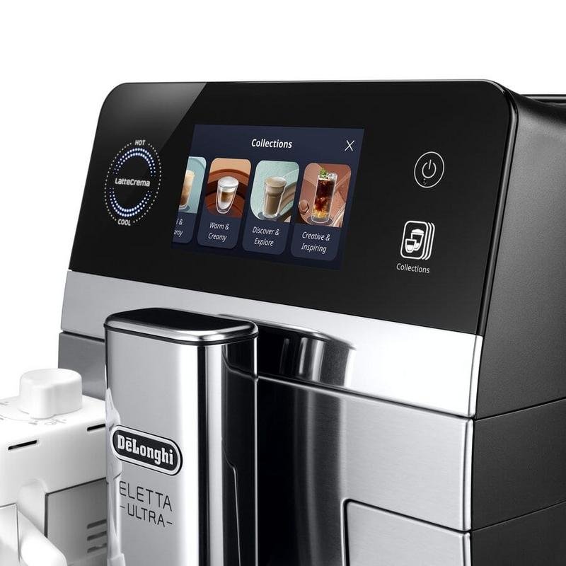 Detalle 2 de Delonghi Eletta Ultra ECAM470.85.MB: cafetera superautomática para quien quiere variedad y comodidad