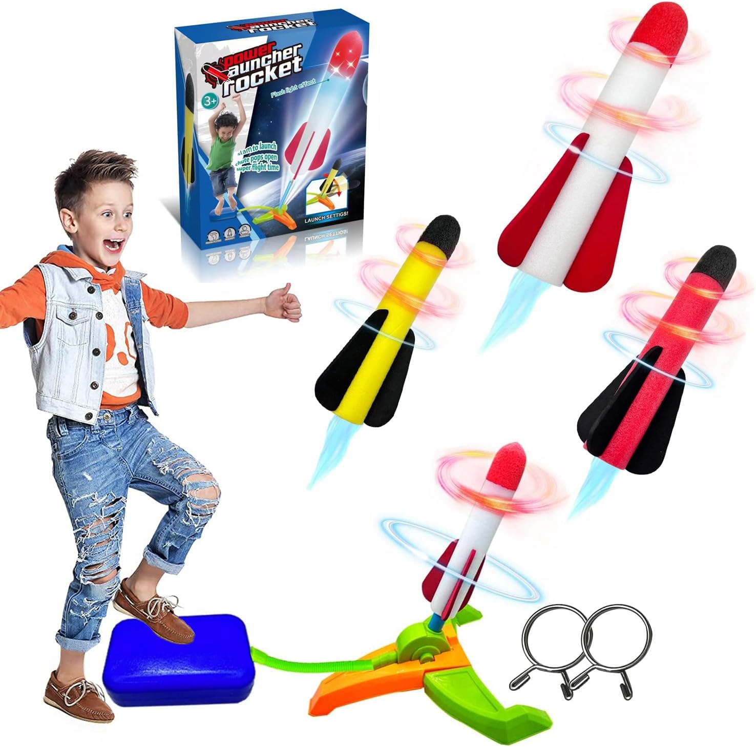Detalle de TODARRUN Fun Catapult Rocket Launcher for Kids 🚀