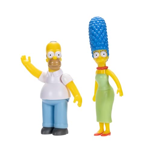 Detalle de Pack familiar de figuras de Los Simpson a escala 6,35 cm de Jakks Pacific