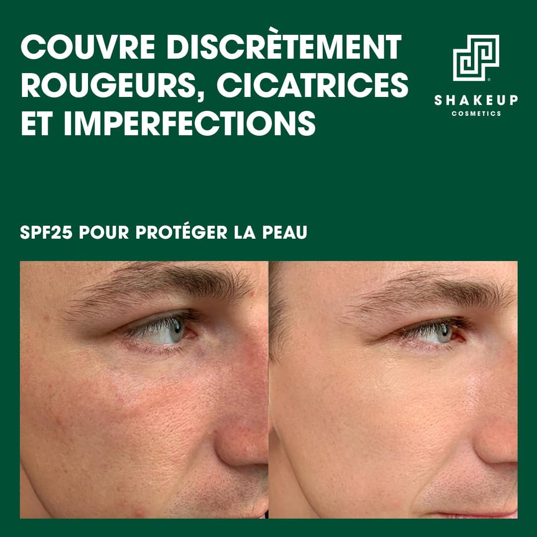 Detalle 2 de Shakeup Cosmetics Hydratant Teinté Homme - Teinte Medium, Vegan, SPF 25, 50 ml