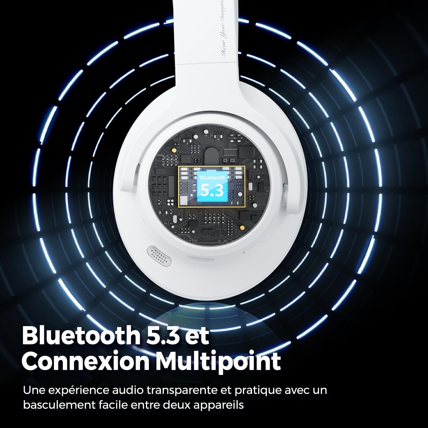 Thumbnail 5 de SoundPEATS Space casque ANC 40 mm