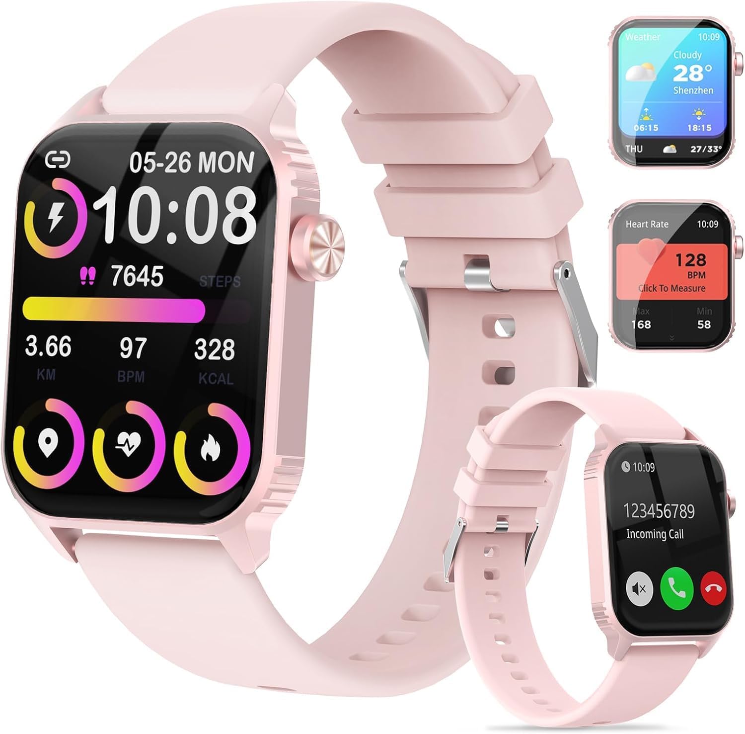 Detalle de TRAUSI TG08 Smartwatch for Women and Men (1.83 inch)