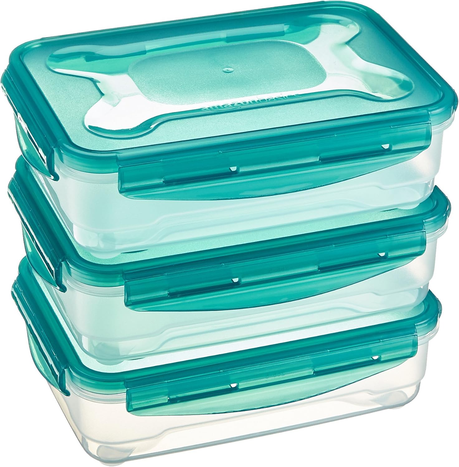 Thumbnail 6 de Amazon Basics Gefrierbehälter-Set, 3 × 0,6 l – luftdicht, auslaufsicher, BPA-frei, mikrowellen- und spülmaschinenfest