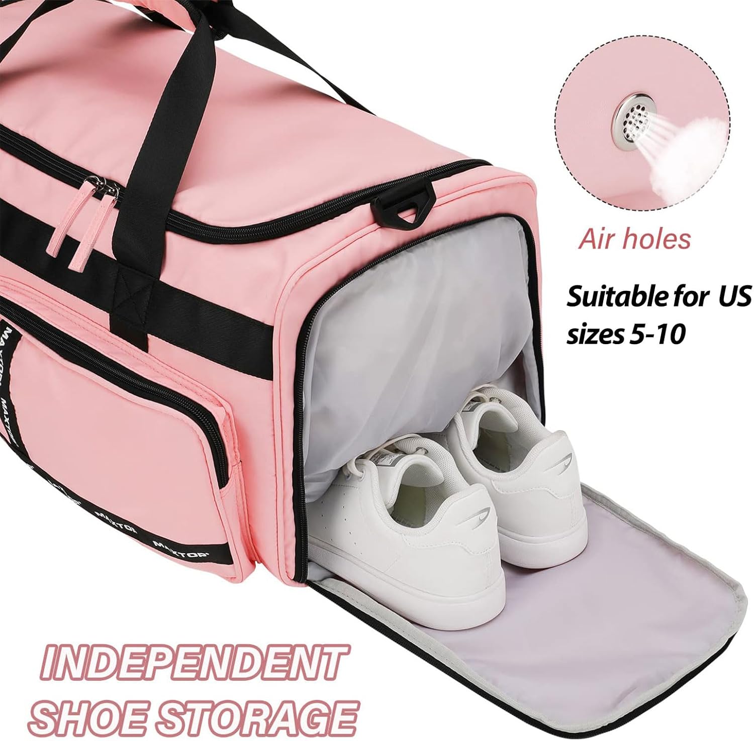 Thumbnail 4 de MAXTOP Travel Duffle Bag for Women: A Practical Carry-On Companion with Separate Shoe Compartment