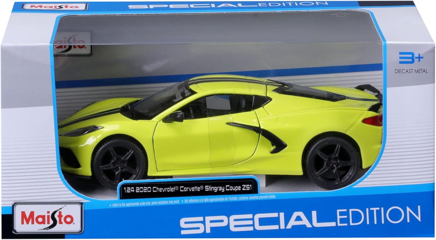 Thumbnail 2 de Maisto Chevrolet Corvette Stingray Coupe ’20 (1:24) Modellauto, grün – Sammel-Edition von Bauer Spielwaren