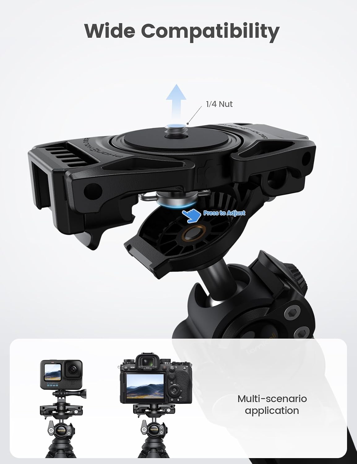 Thumbnail 1 de Lamicall Mobile Phone Tripod 360° mini stand