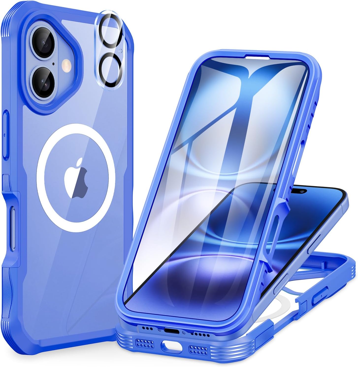 Detalle de iPhone 16 MagSafe case with 9H glass