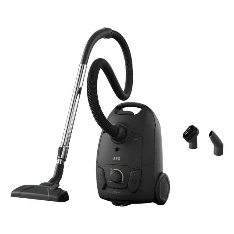 Detalle de Aspiradora de trineo AEG AB31C1GG 750W con filtro HEPA y bolsa reciclada de 3L