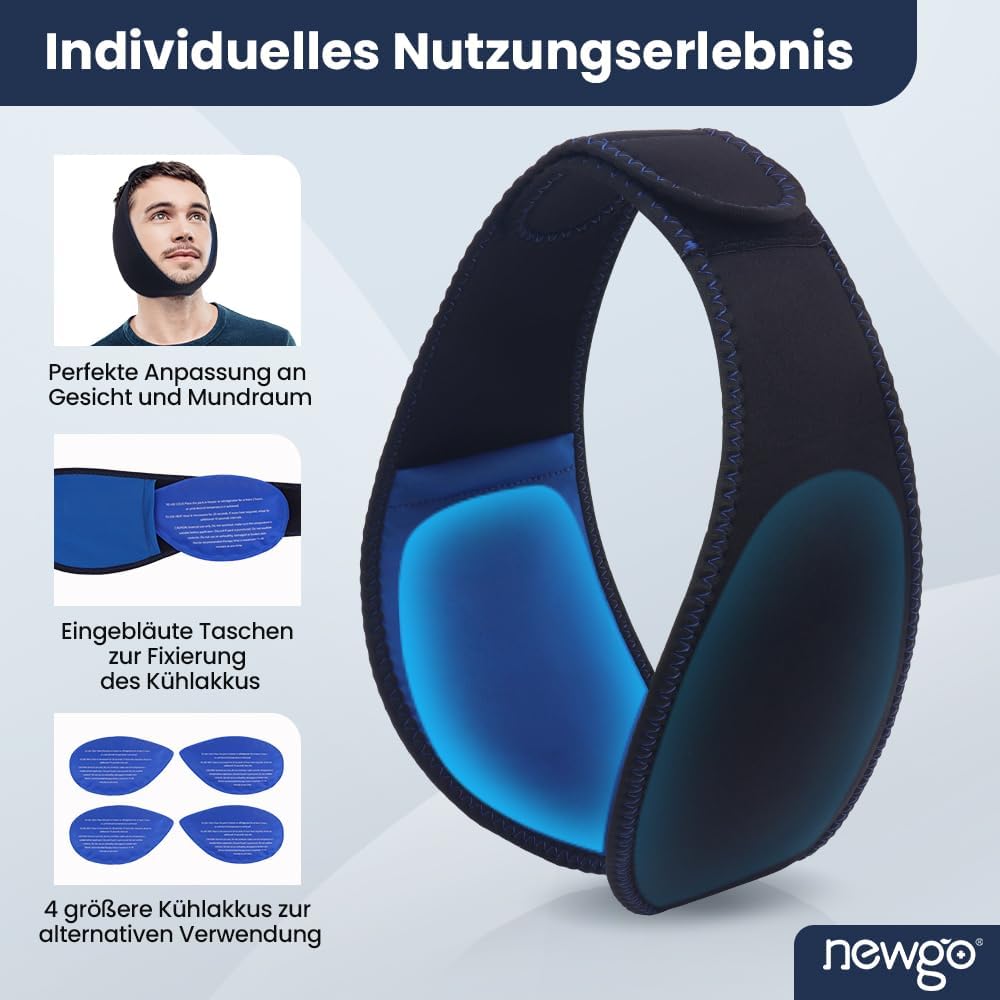 Detalle de NEWGO Weisheitszahn Kühlkompresse 4 Stück 😷