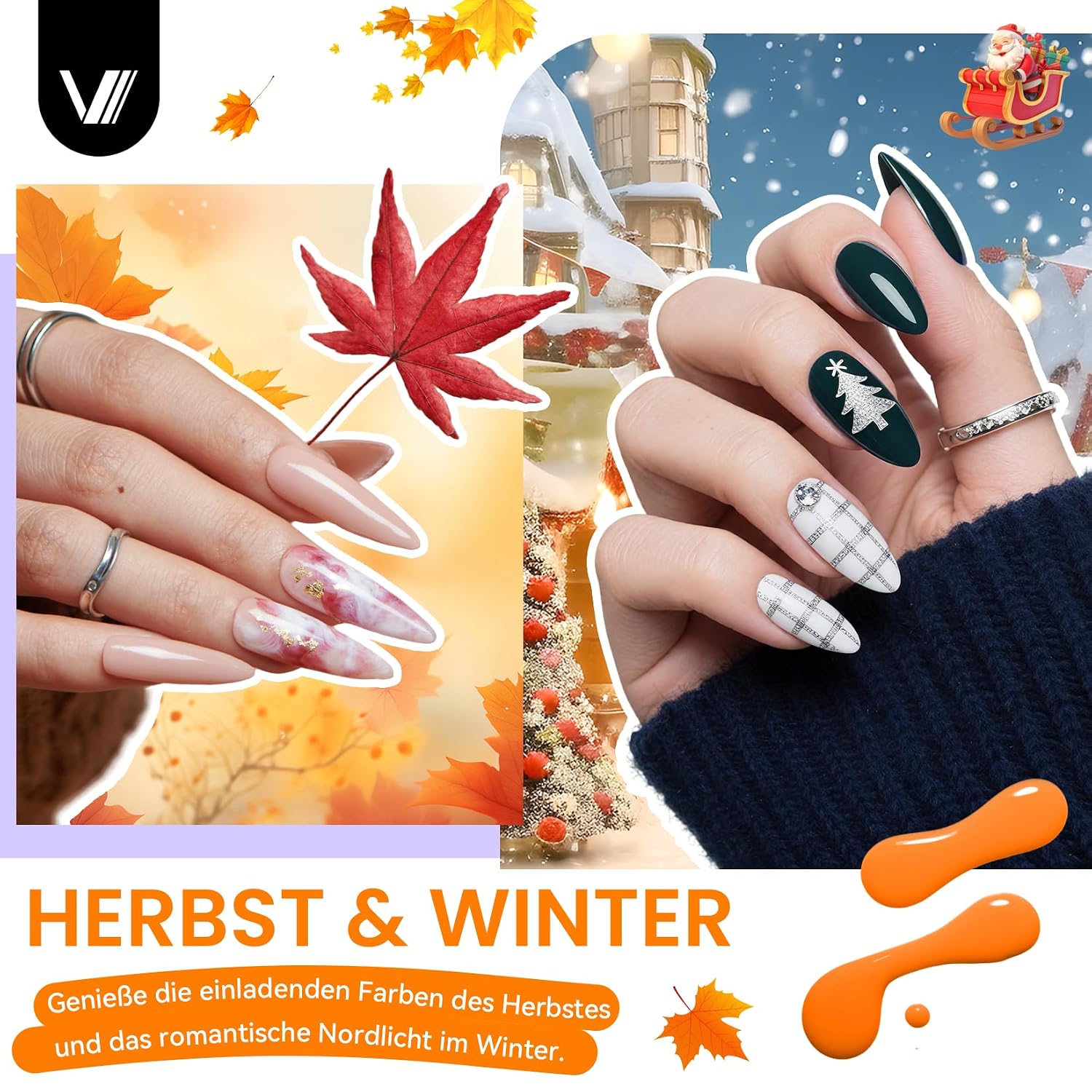 Thumbnail 4 de VANREESA Gel Nägel Set – 35 Farben UV/LED Nagellack mit 48W Lampe und Profi-Werkzeug