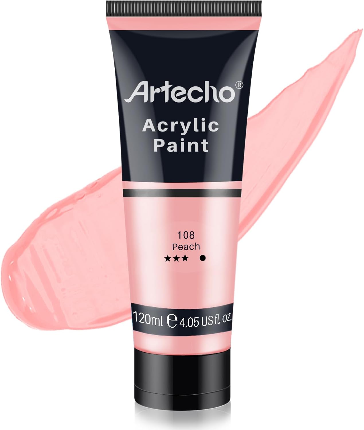 Thumbnail 6 de Artecho Brown Acrylic Paint (120ml) – Single Pigment, High Coverage