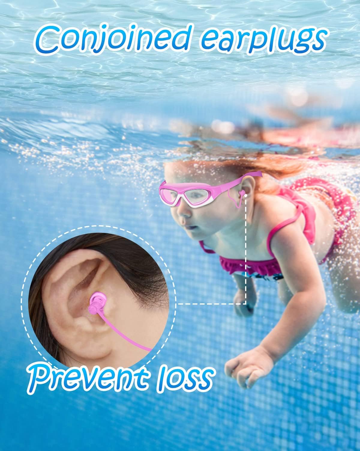 Thumbnail 5 de Victoper Kids Swimming Goggles 4-16 years