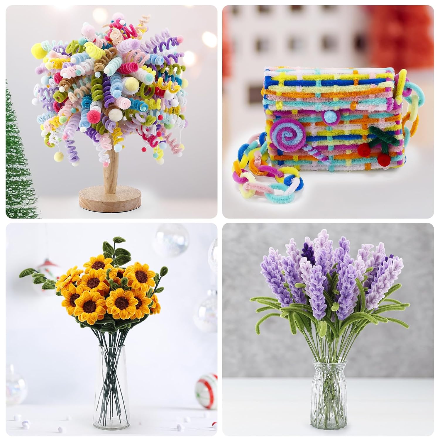 Thumbnail 4 de Caydo 360 Pipe Cleaners 30 cm craft stems 🎨