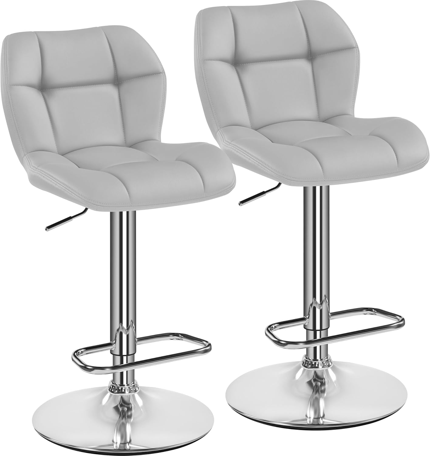 Yaheetech Taburete de Bar Ajustable 89–111 cm