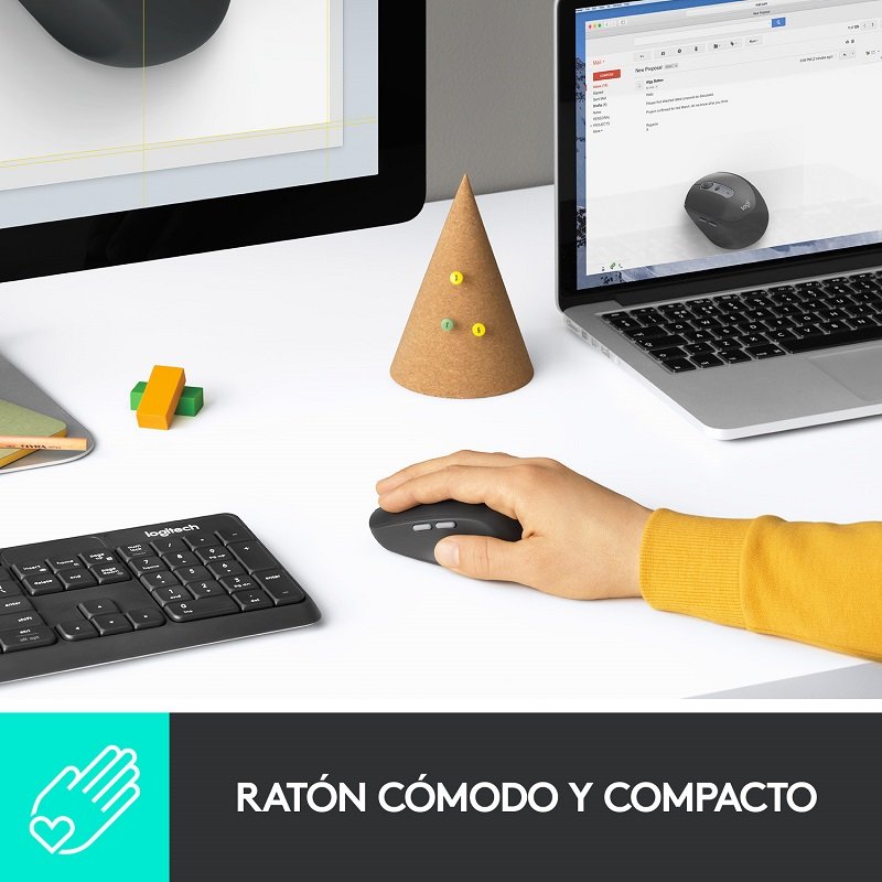 Thumbnail 1 de Logitech M590 Silent: ratón inalámbrico multi-dispositivo para productividad silenciosa