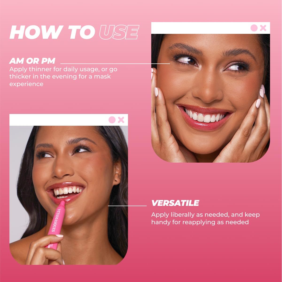 Thumbnail 3 de Vitamasques Lip Butter Balm Strawberry 0.33 fl.oz 🍓