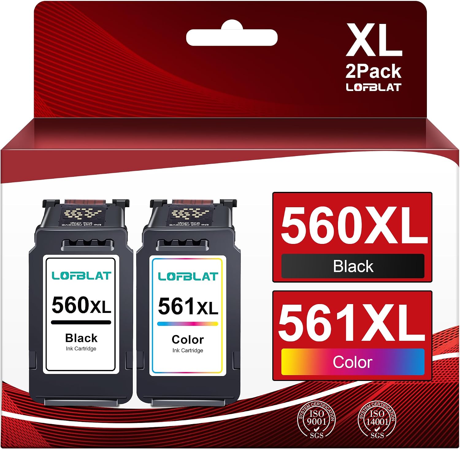 Detalle de LOFBLAT PG-560XL CL-561XL Druckerpatronen 🖨