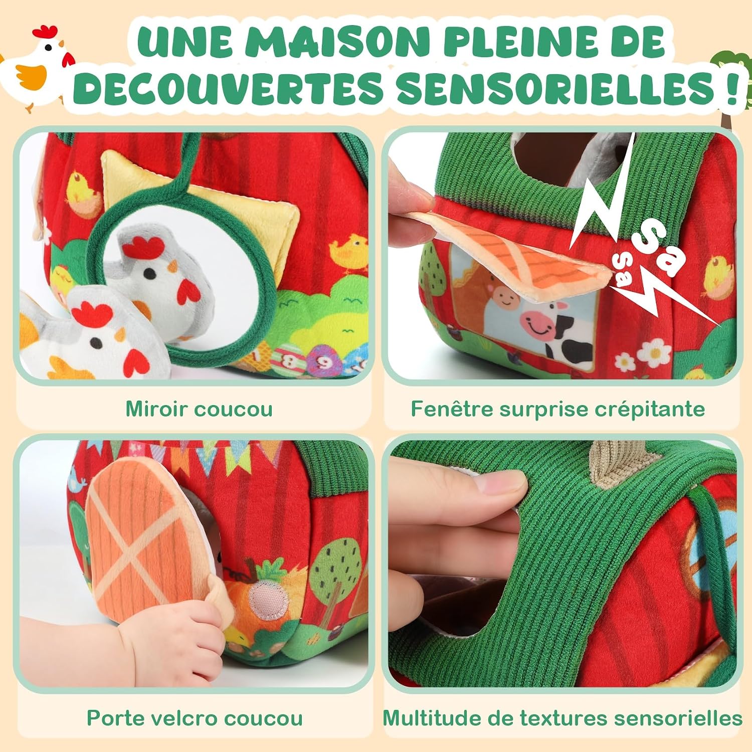 Detalle de URMYWO Jouet Montessori 6 mois