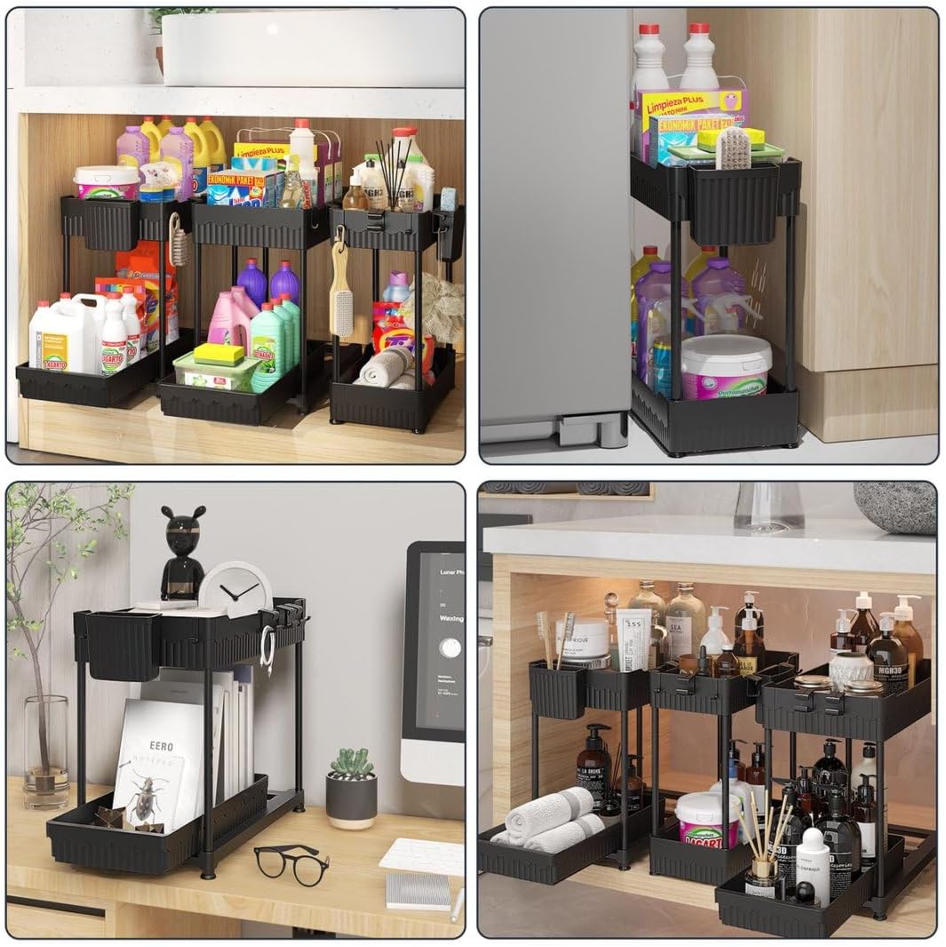 Thumbnail 5 de Sevenblue 3-Pack Under Sink Organizers, 12.8 Inch