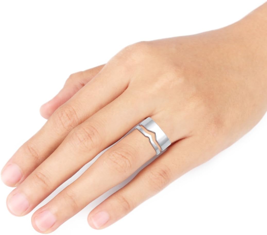 Detalle 2 de Elli Damen-Bandring 925 Silber 0601812318