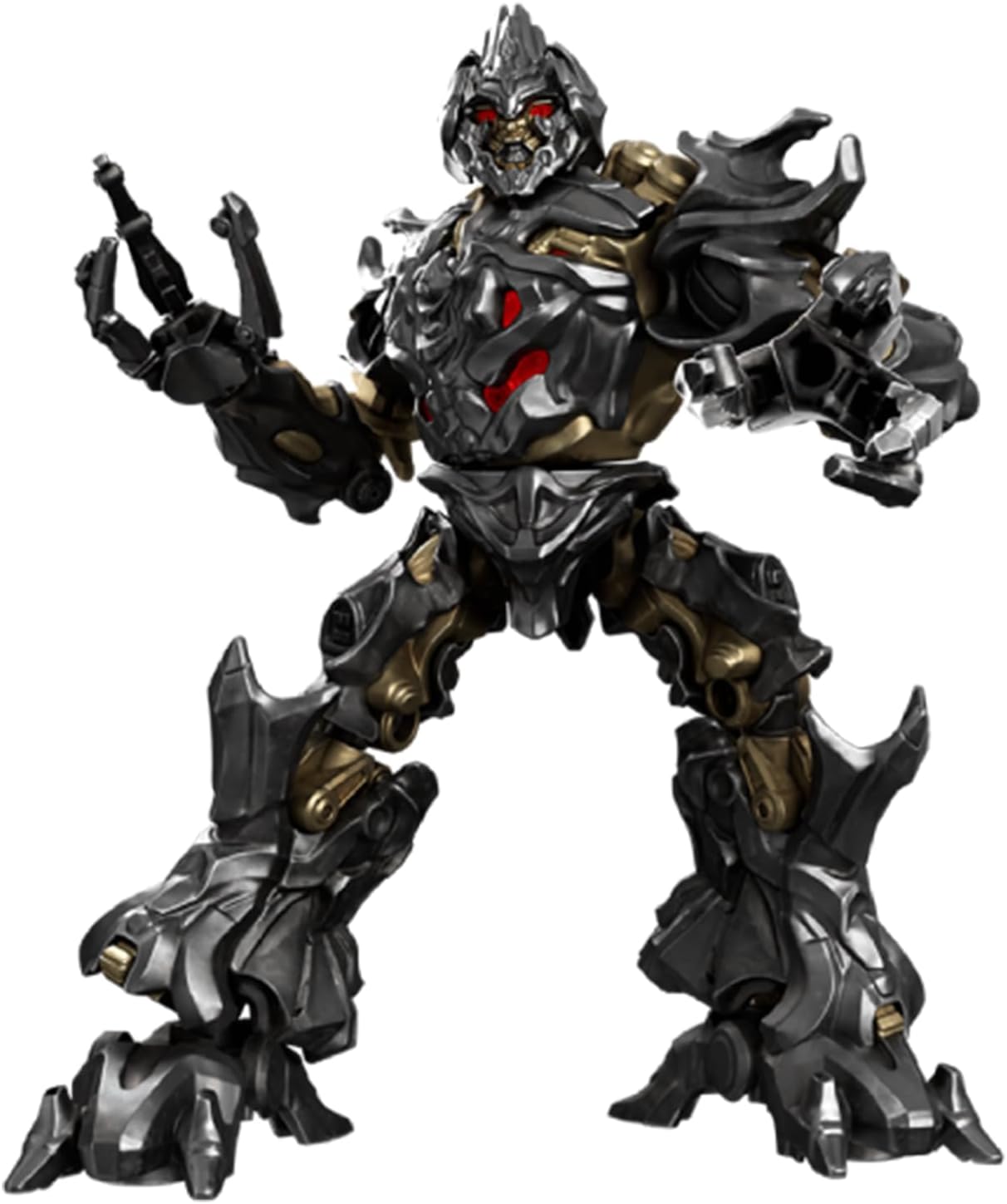 Detalle de BLOKEES Transformers Classic Class 10 : Megatron — Figurine à assembler articulée, 75 pièces, yeux lumineux