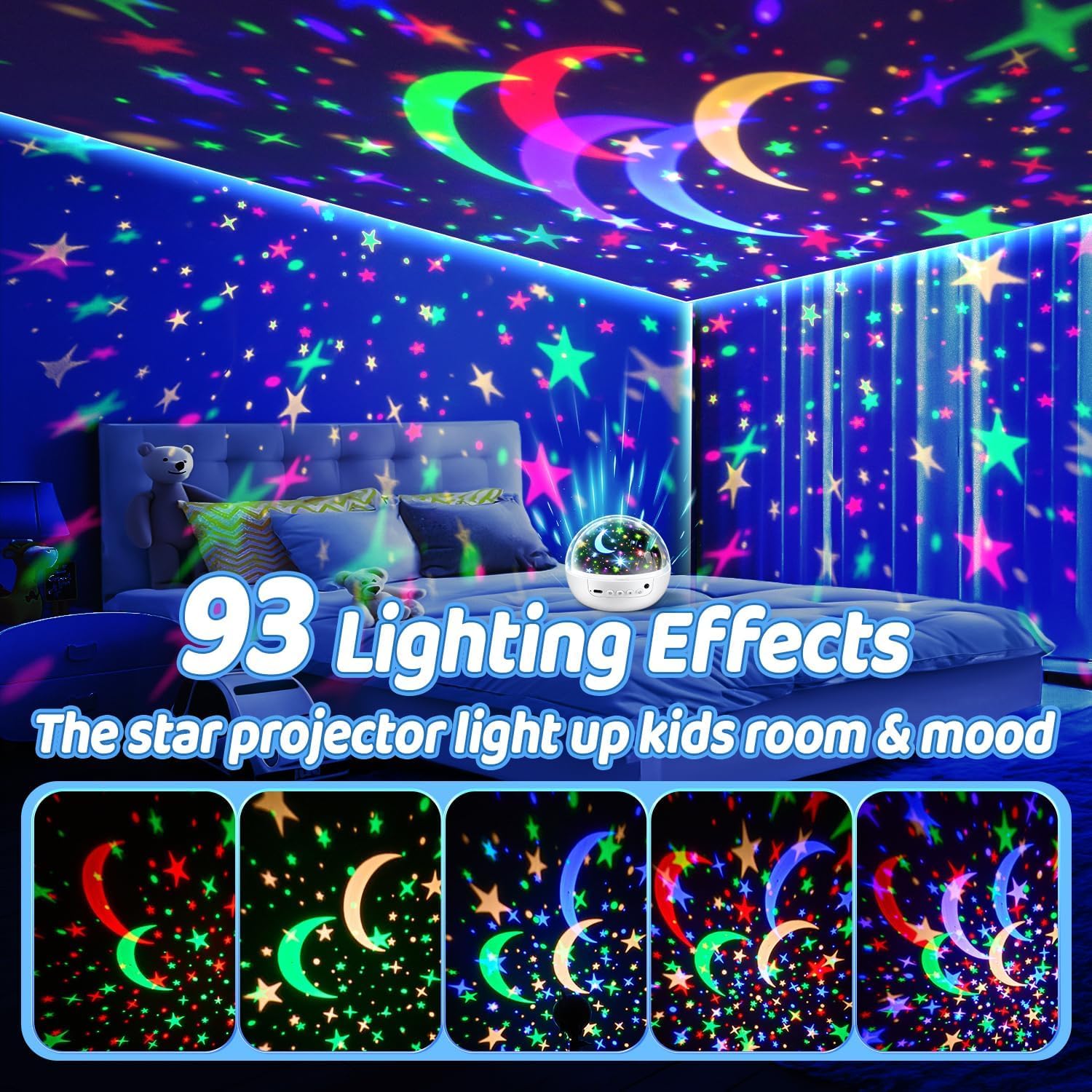 Detalle 2 de Sensory Toys Star Projector 93 modes 🌙