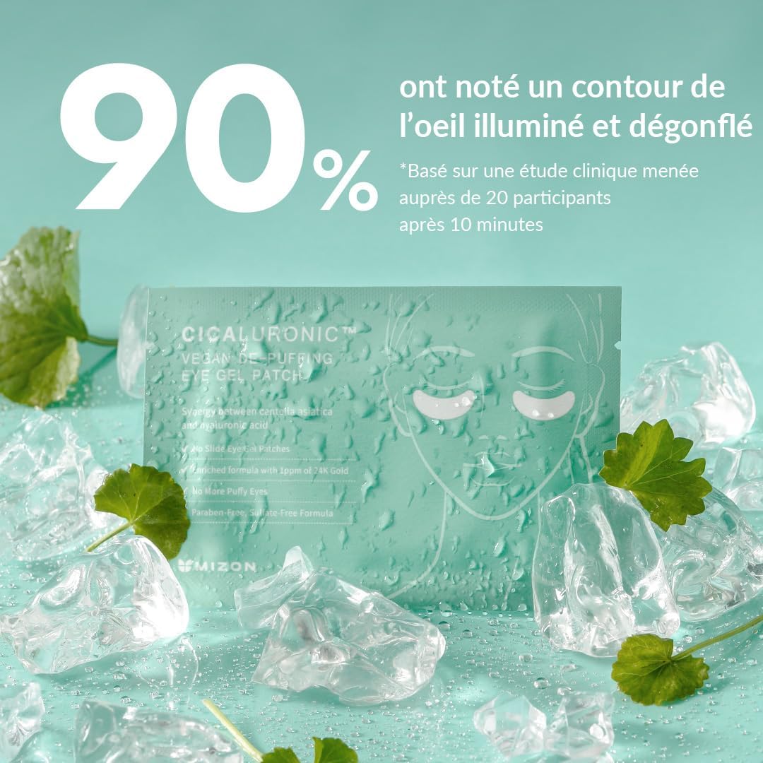 Detalle 2 de MIZON Cicaluronic Patchs yeux dégonflants 42 💧